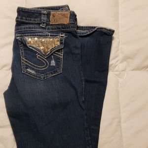 Silver Suki Surplus size 33/32 bootcut jeans